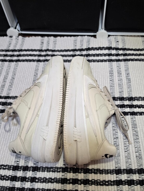 Nike Air Force Shoes - Nike Air Force 1 '07 Sail Cream Leather Sneakers Women's 8.5